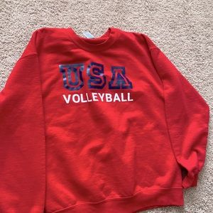 USA Volleyball crew neck sweatshirt